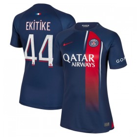 Paris Saint-Germain 2023-24 Ekitike 44 Domácí - Dámské Fotbalové Dresy (S/S)